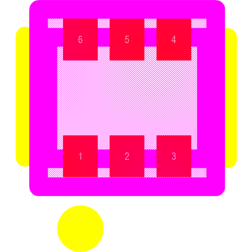 EMZ7T2R Footprint - ROHM