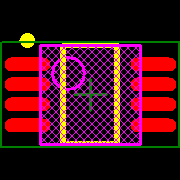 ADP3333ARM-3-REEL Footprint - Analog Devices