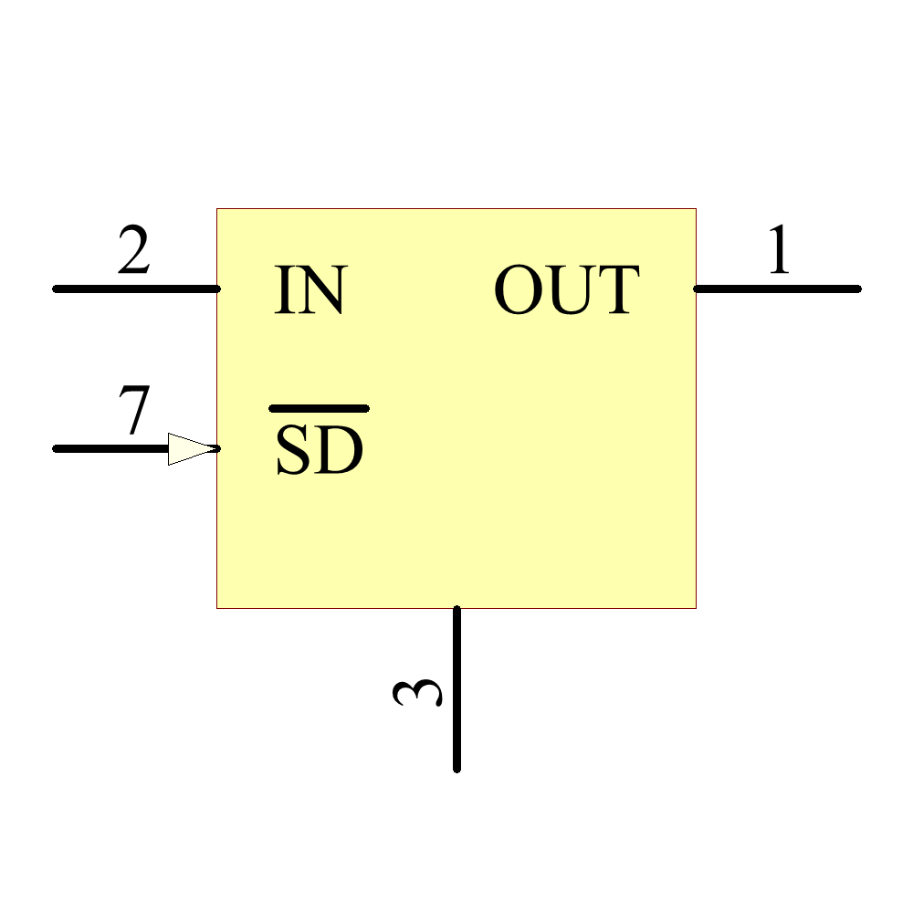 ADP3333ARM-3-REEL Symbol - Analog Devices