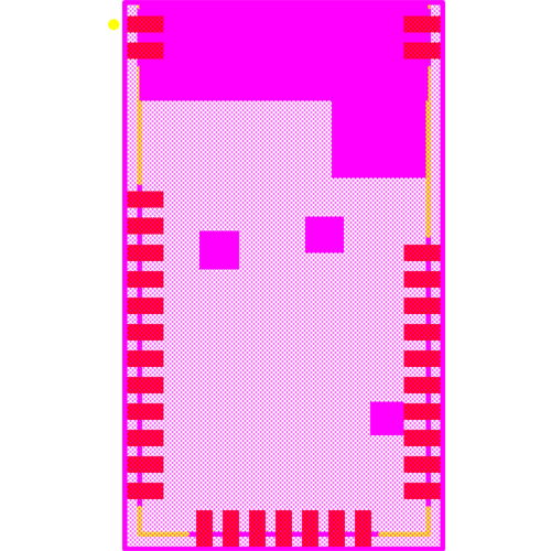 RN4870-I/RM130 Footprint - Microchip