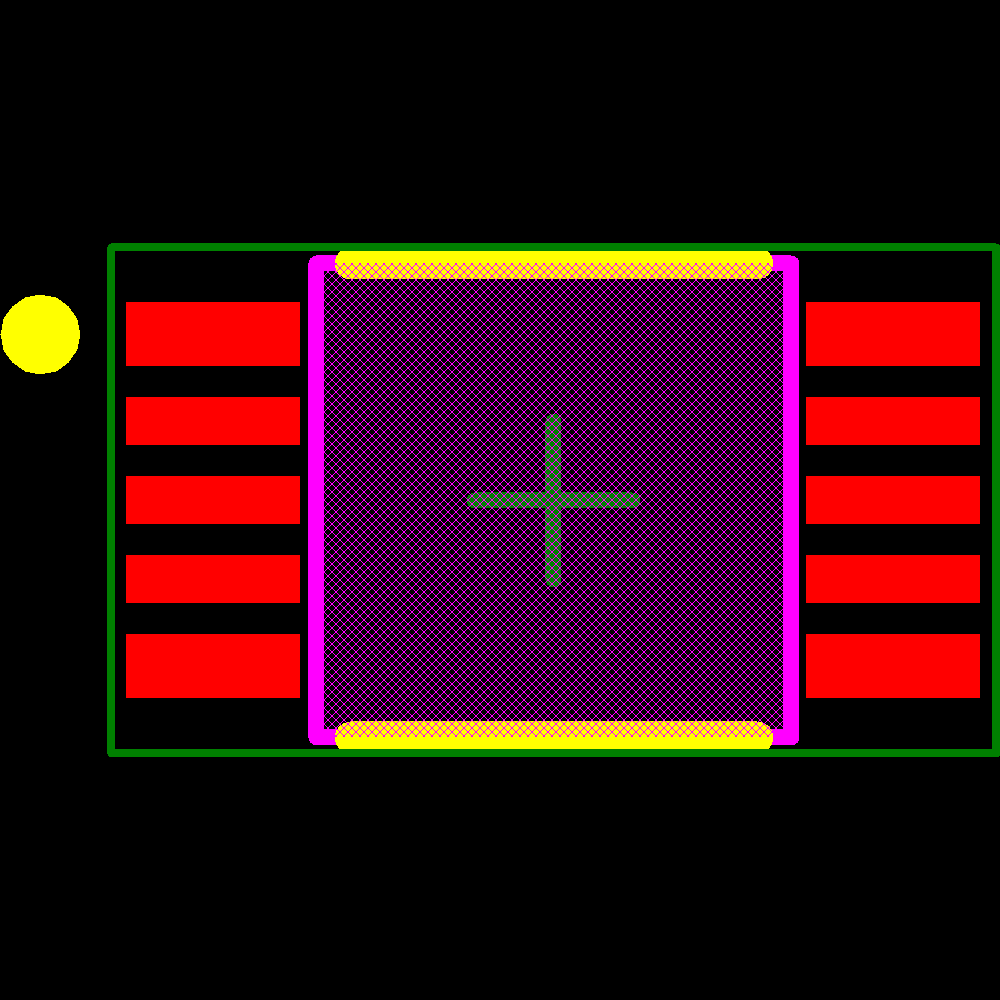 PCA9633DP2,118 Footprint - NXP Semiconductors