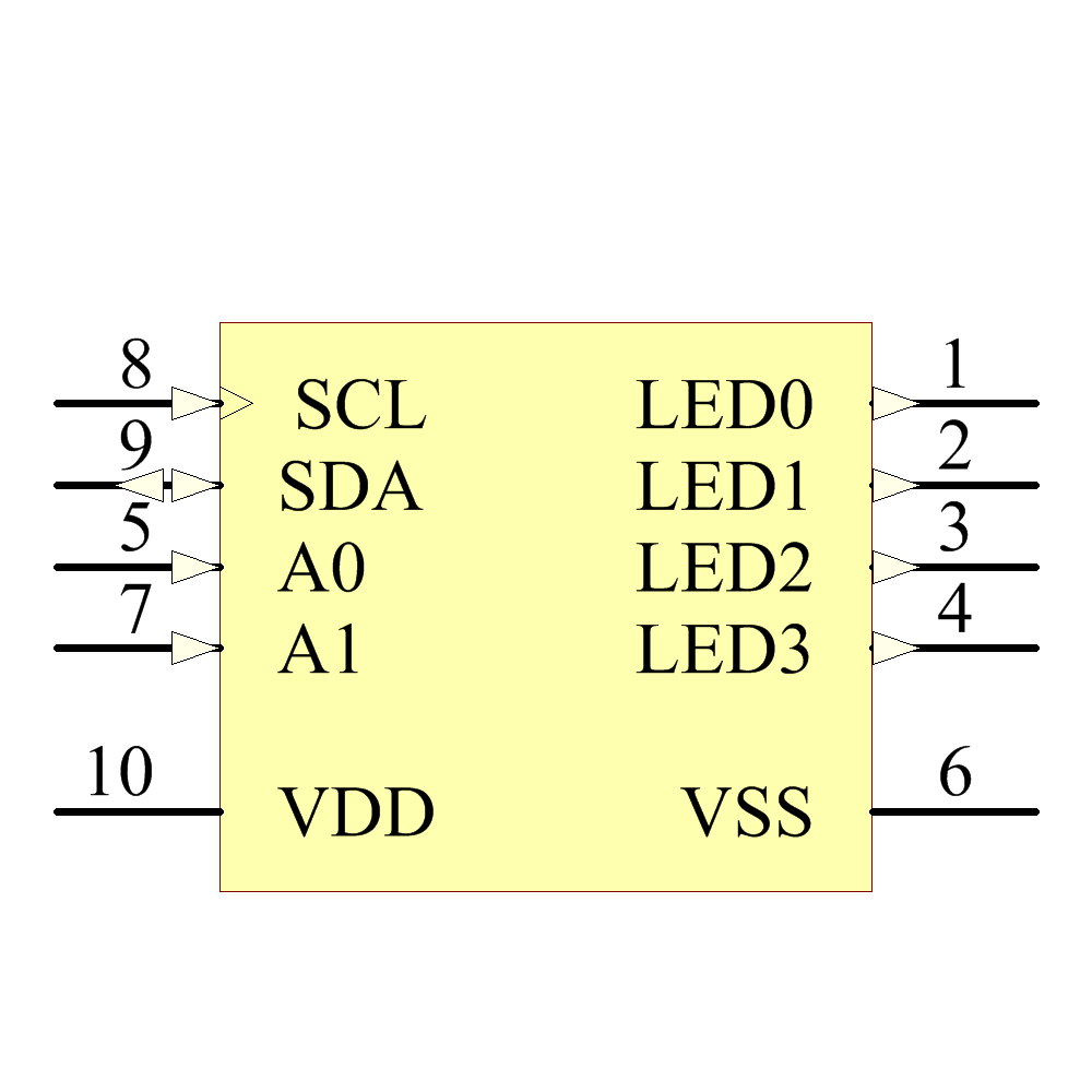 PCA9633DP2,118 Symbol - NXP Semiconductors