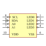 PCA9633DP2,118 Symbol - NXP Semiconductors