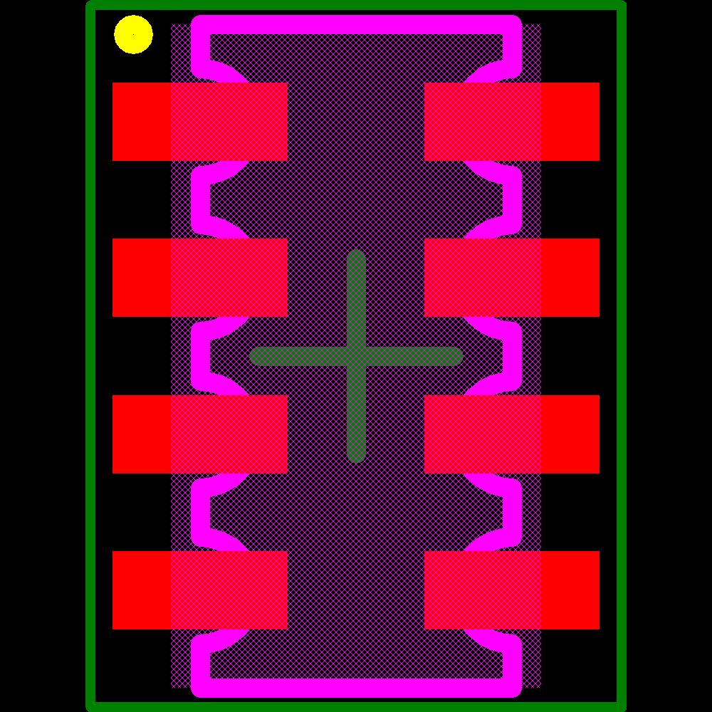 CAT16-103J4LF Footprint - Bourns