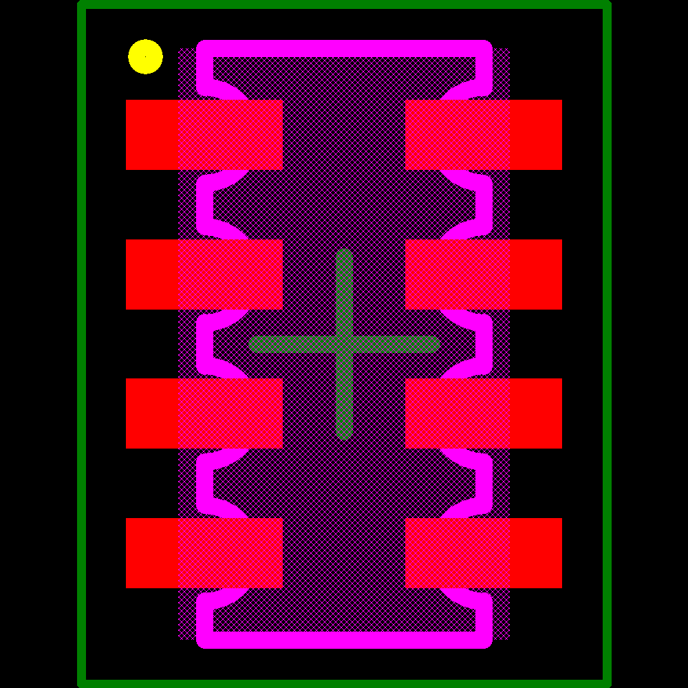 CAT16-103J4LF Footprint - Bourns
