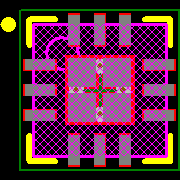 TPD6E001RSFRG4 Footprint - Texas Instruments
