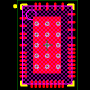 LT3597EUHG#TRPBF Footprint - Analog Devices