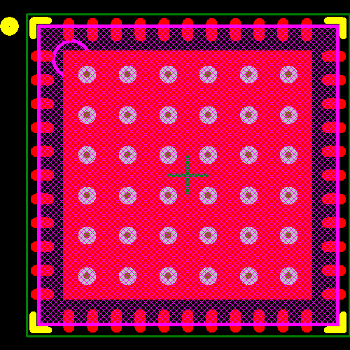 DSPIC30F3010T-30I/ML Footprint - Microchip