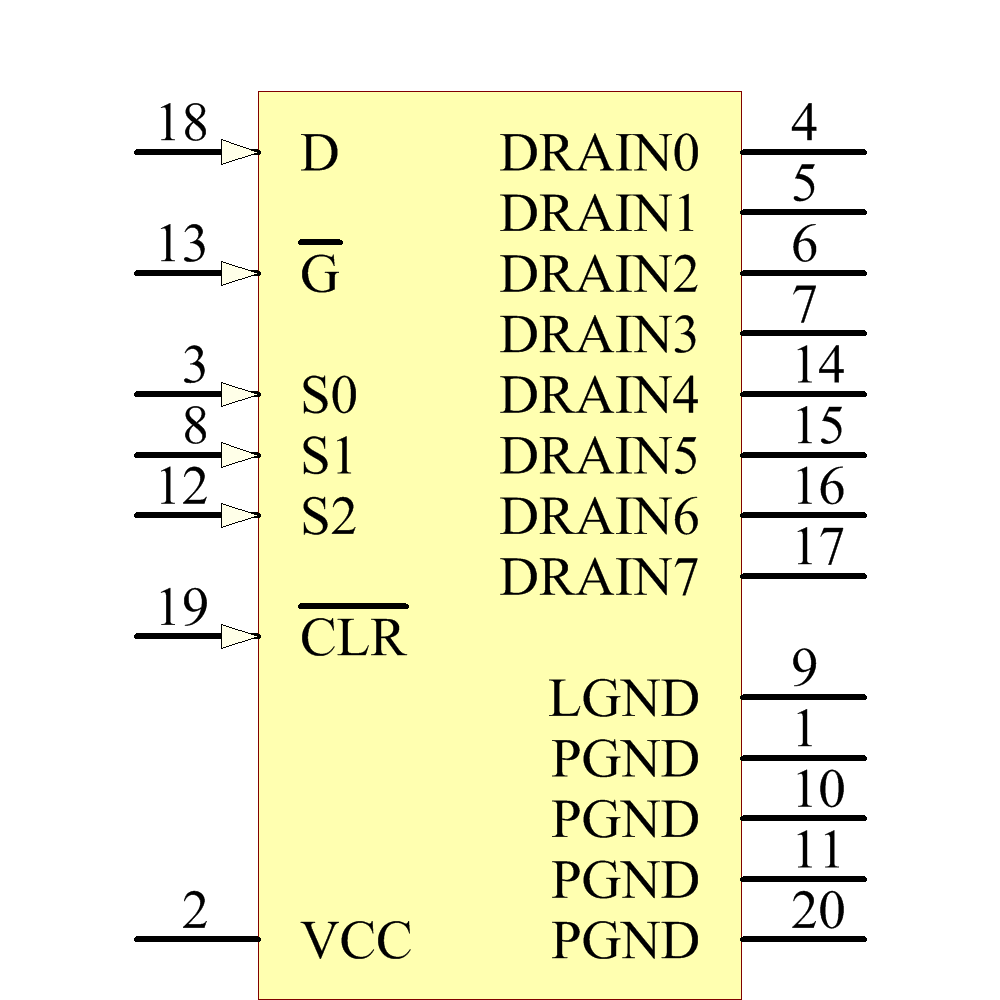 TPIC6259N Symbol - Texas Instruments