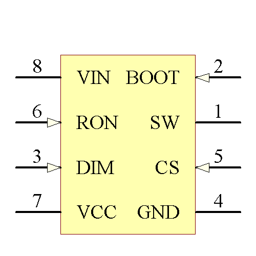 LM3402HVMMX/NOPB Symbol - Texas Instruments