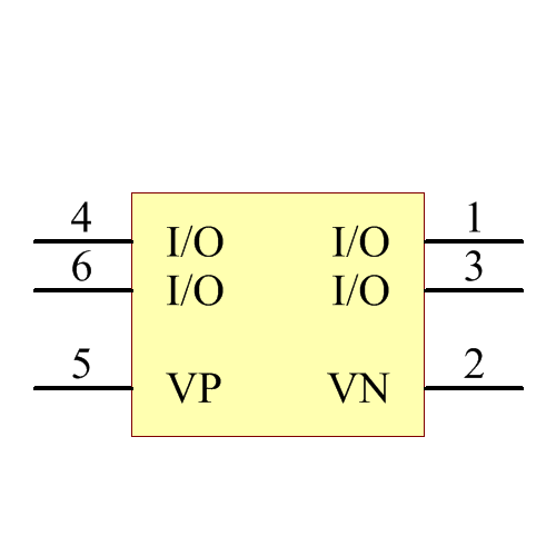 NUP4301MR6T1 Symbol - onsemi