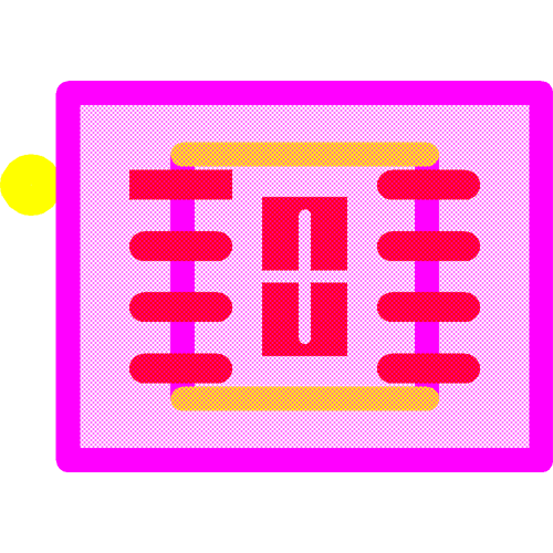 MIC2289-34YML-TR Footprint - Microchip