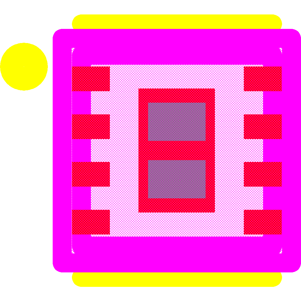 MIC2289-34YML-TR Footprint - Microchip