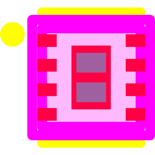 MIC2289-34YML-TR Footprint - Microchip