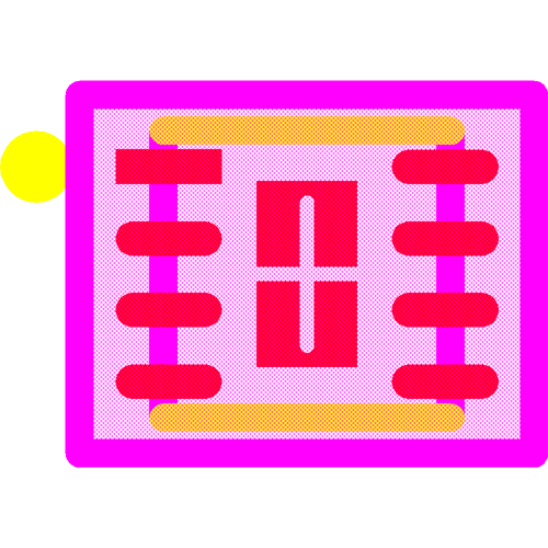 MIC2289-34YML-TR Footprint - Microchip