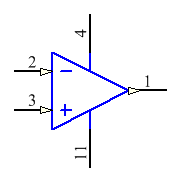 LT1365CN Symbol - Analog Devices / Linear Technology