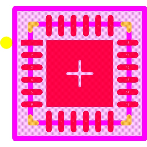 S2-LPQTR Footprint - STMicroelectronics