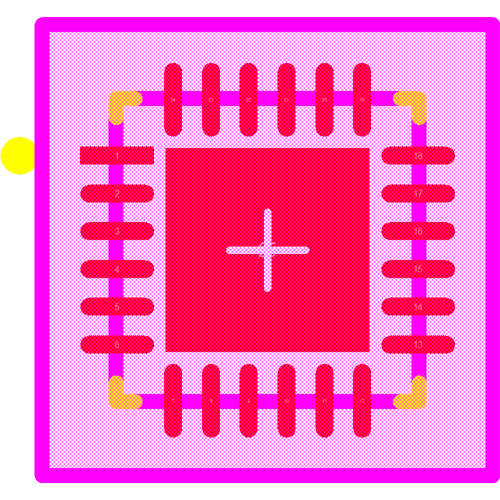 S2-LPQTR Footprint - STMicroelectronics