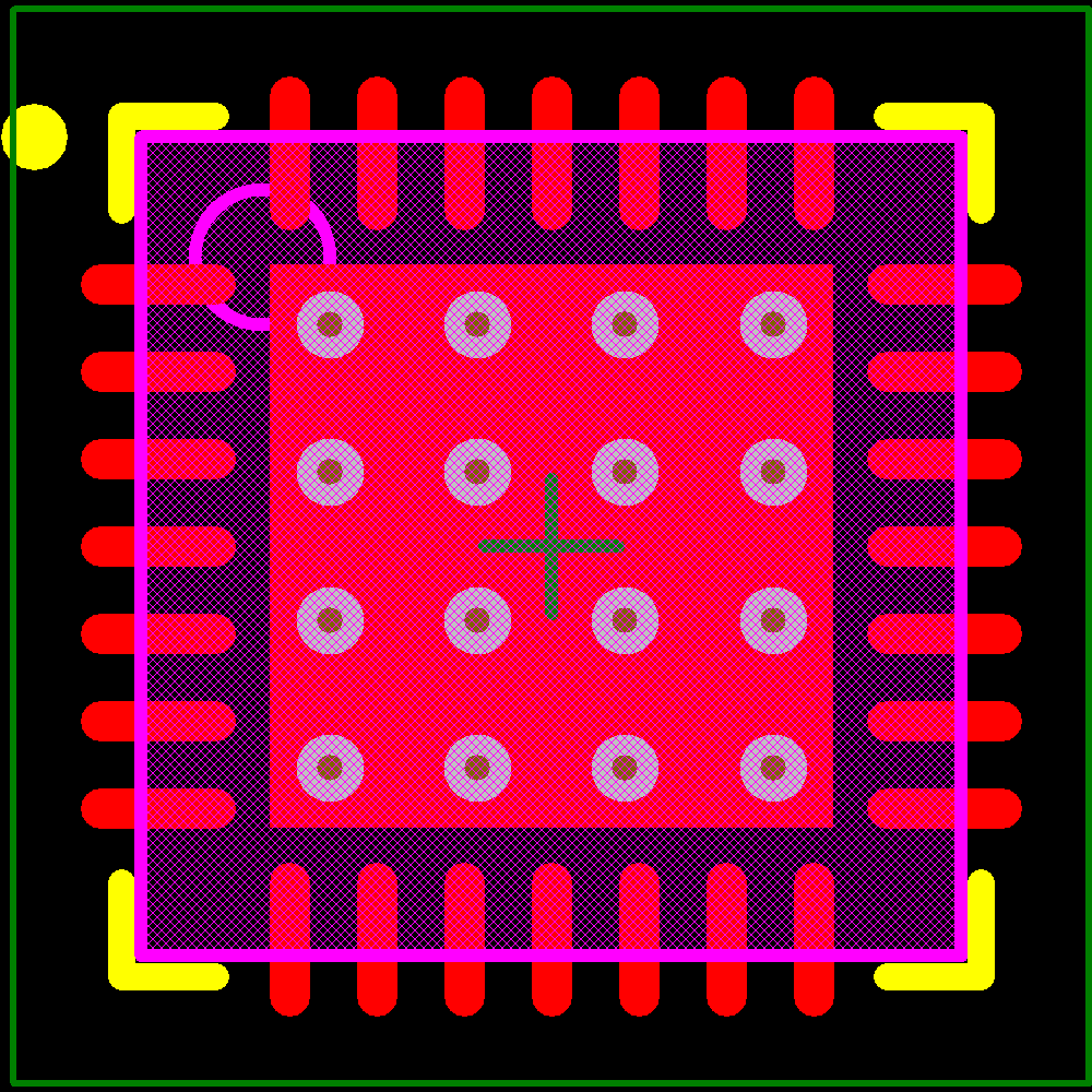 DSPIC30F2011T-30I/ML Footprint - Microchip