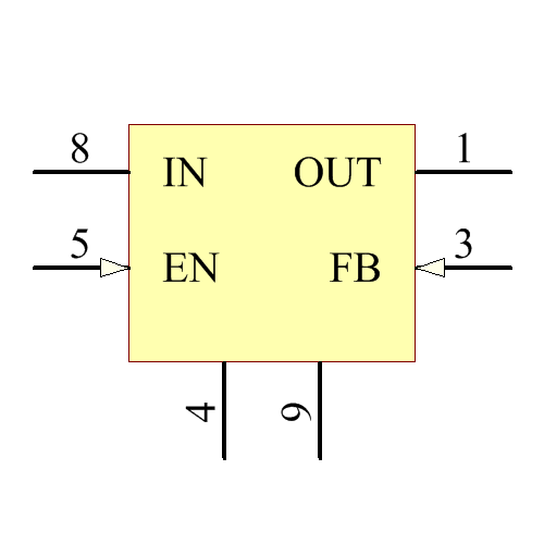 TPS73701DRBR Symbol - Texas Instruments