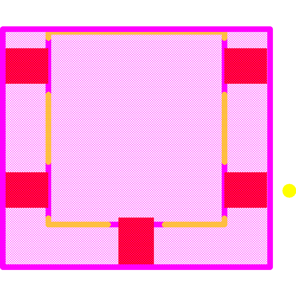 B3S-1100 Footprint - Omron