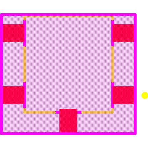 B3S-1100 Footprint - Omron