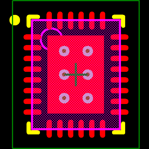 LT3743EUFD#PBF Footprint - Analog Devices