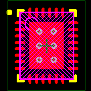 LT3743EUFD#PBF Footprint - Analog Devices