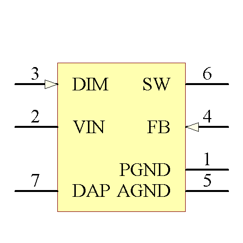 LM3410XSDX/NOPB Symbol - Texas Instruments