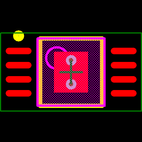 TPPM0302DGNG4 Footprint - Texas Instruments