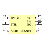LTC3736EUF#PBF Symbol - Analog Devices