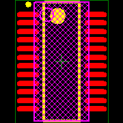 PCF8575DBQRG4 Footprint - Texas Instruments